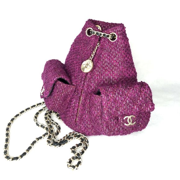 CHANEL Handbags - ❌❌sold❌❌CHANEL Tweed Mini Backpack Is Back